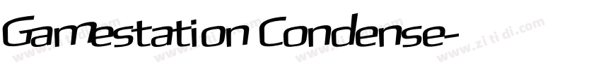 Gamestation Condense字体转换